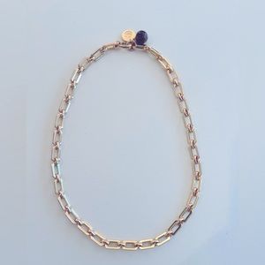 NEW Jane Win square link chain tortoise bead